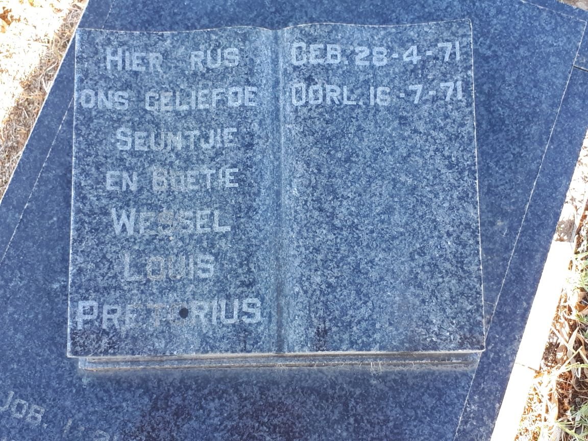 PRETORIUS Wessel Louis 1971-1971