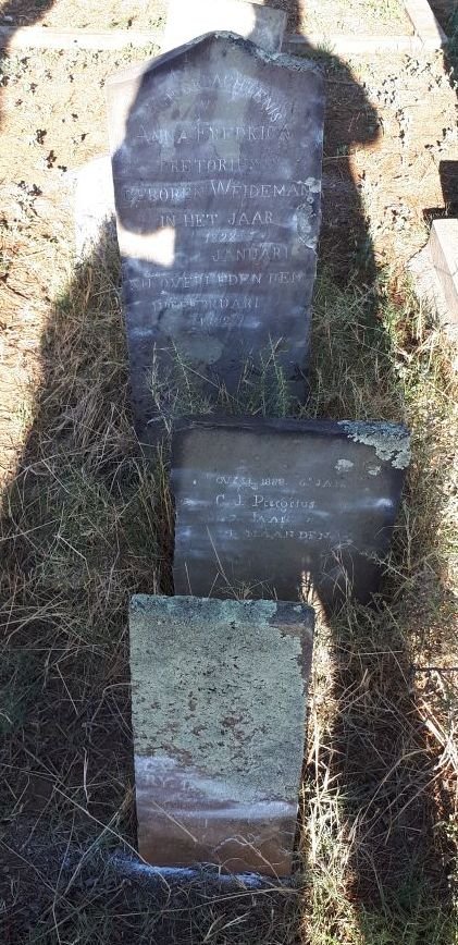 PRETORIUS Johannes Lodewikus 1823-1896 &amp; Anna Fredrica WEIDEMAN 1828-1902 :: PRETORIUS C.J. -1888