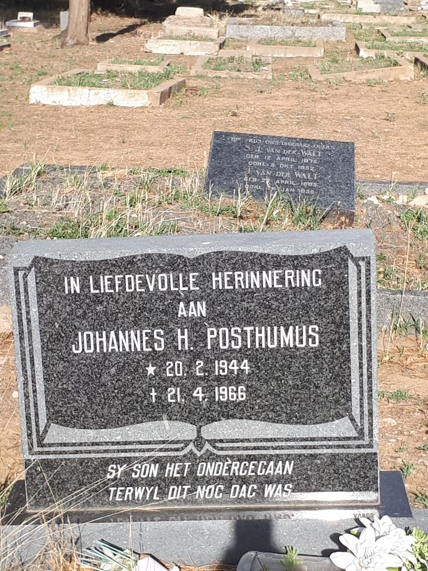 POSTHUMUS Johannes H. 1944-1966