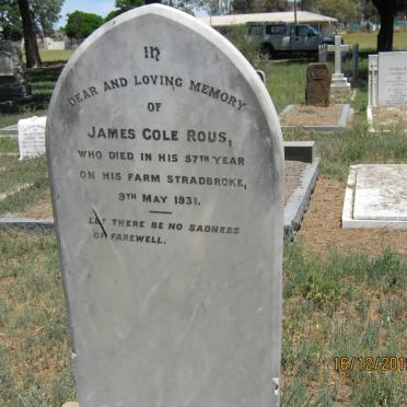 ROUS James Cole -1931