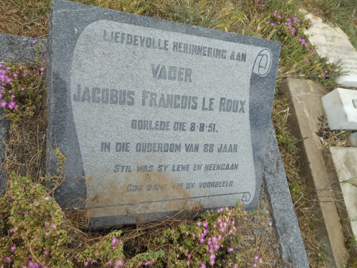 ROUX Jacobus Francois, le -1951