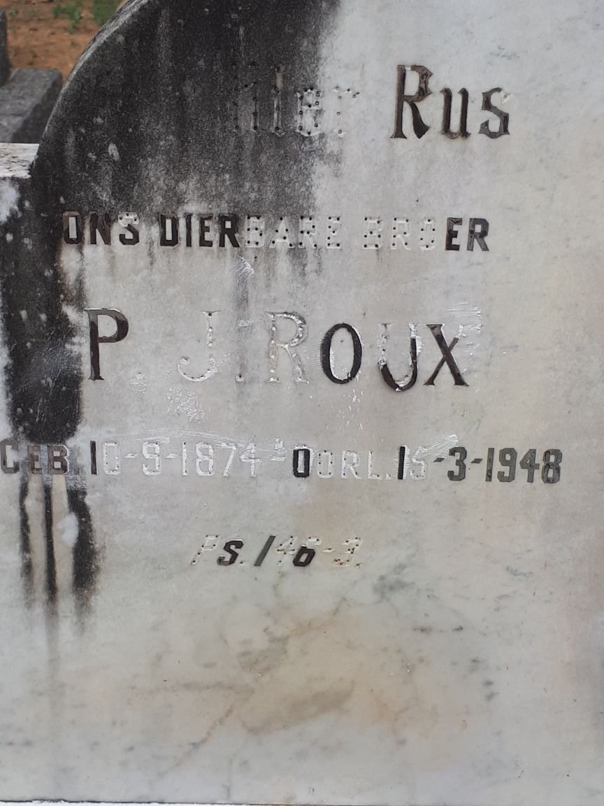 ROUX P.J. 1874-1948