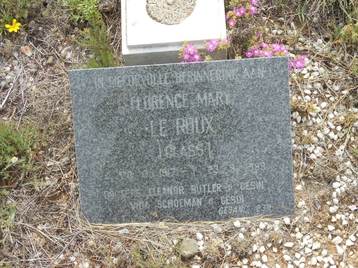 ROUX Florence Mary, le 1917-1989