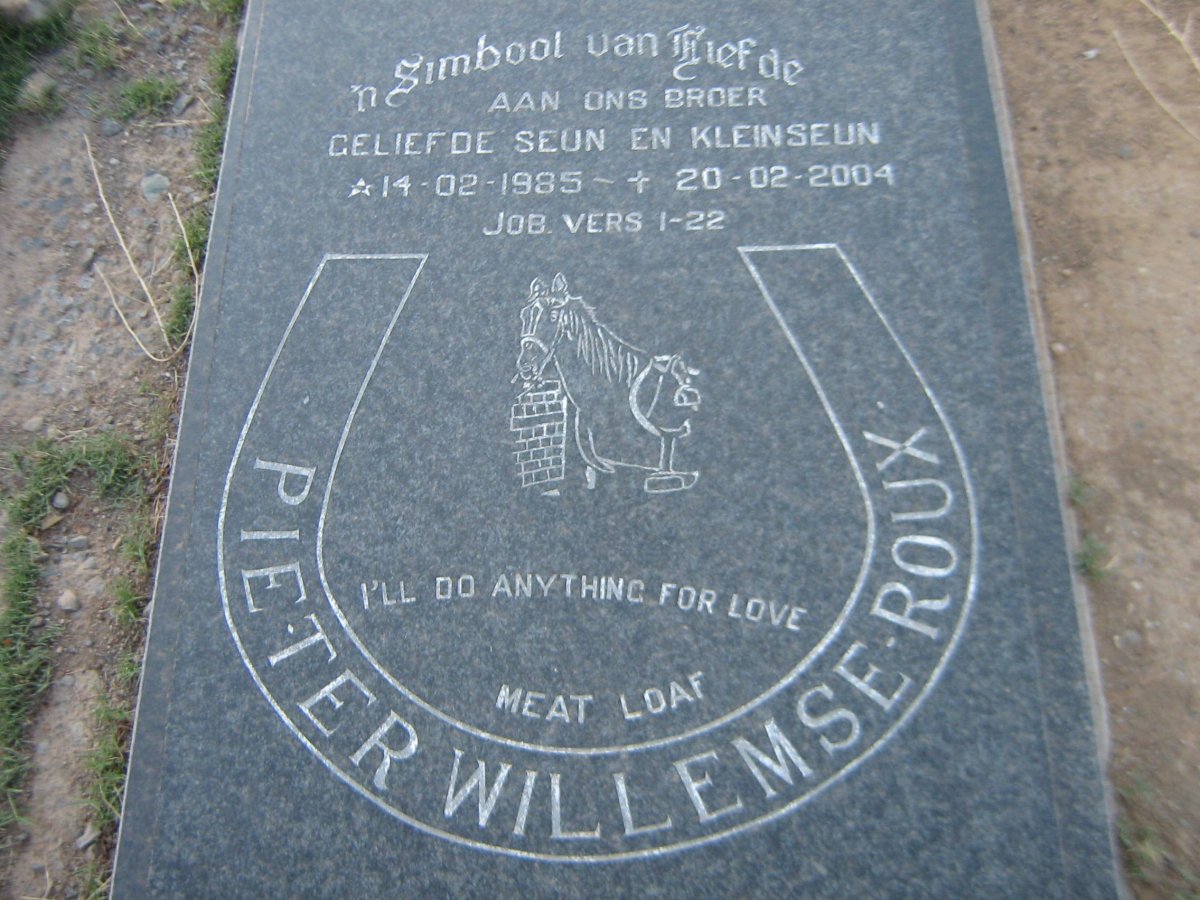 ROUX Pieter, WILLEMSE 1985-2004