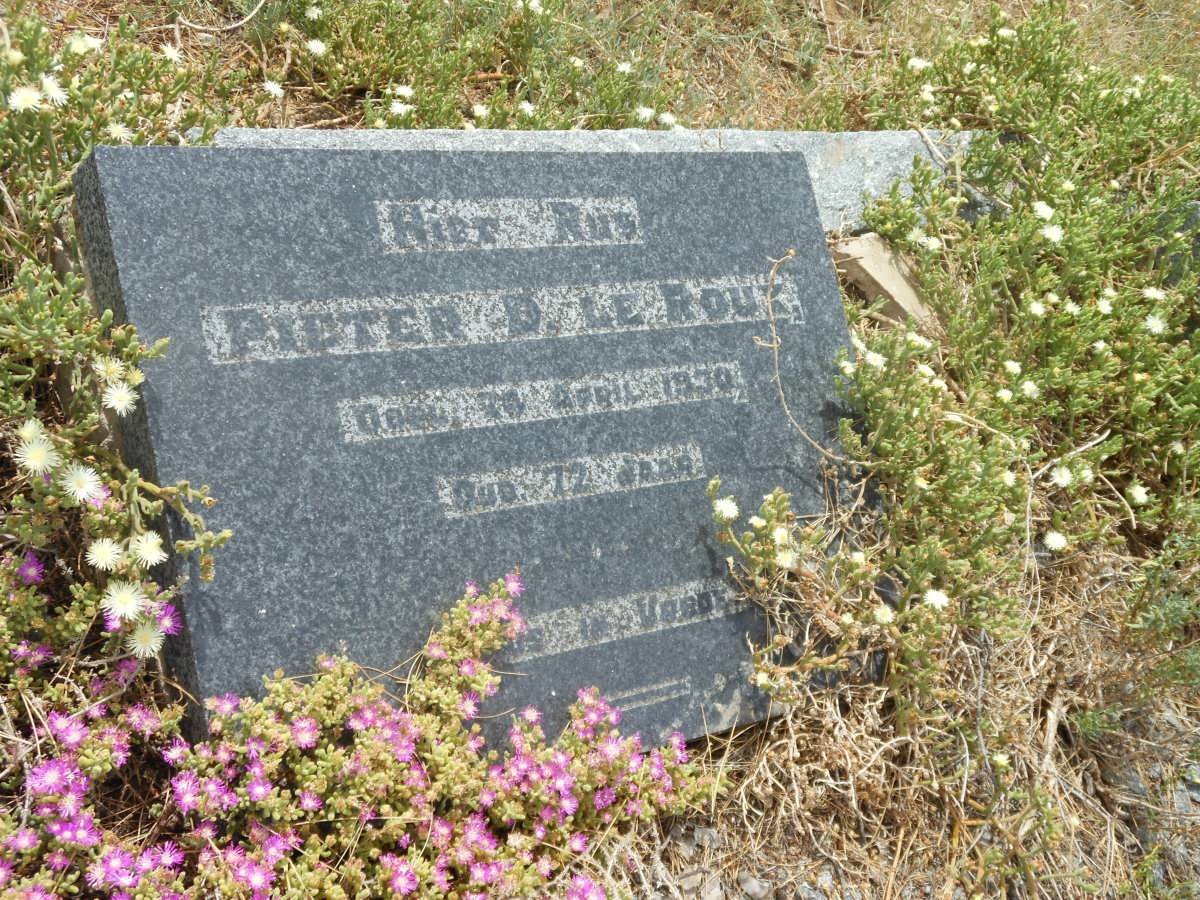 ROUX Pieter D., le -1930