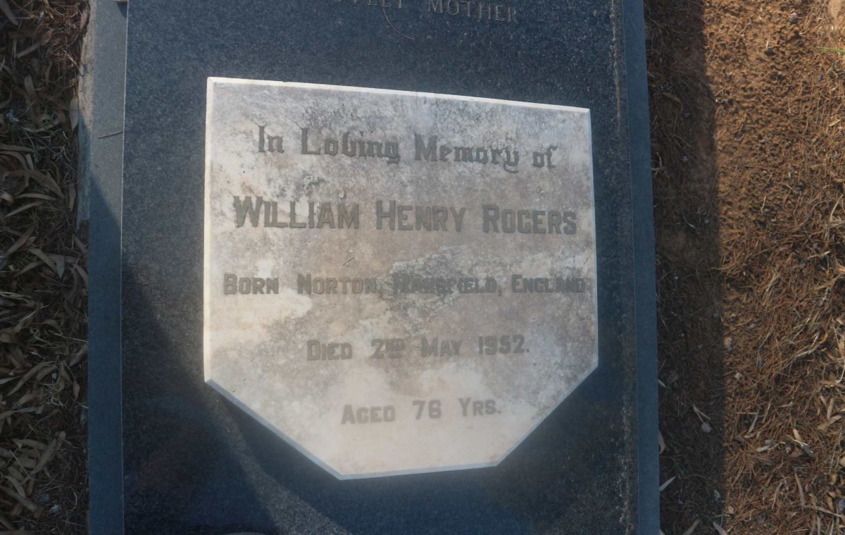 ROGERS William Henry -1952