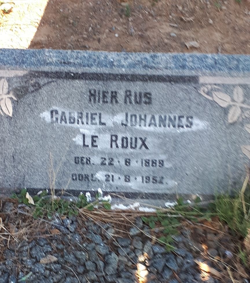 ROUX Gabriel Johannes, le 1889-1952