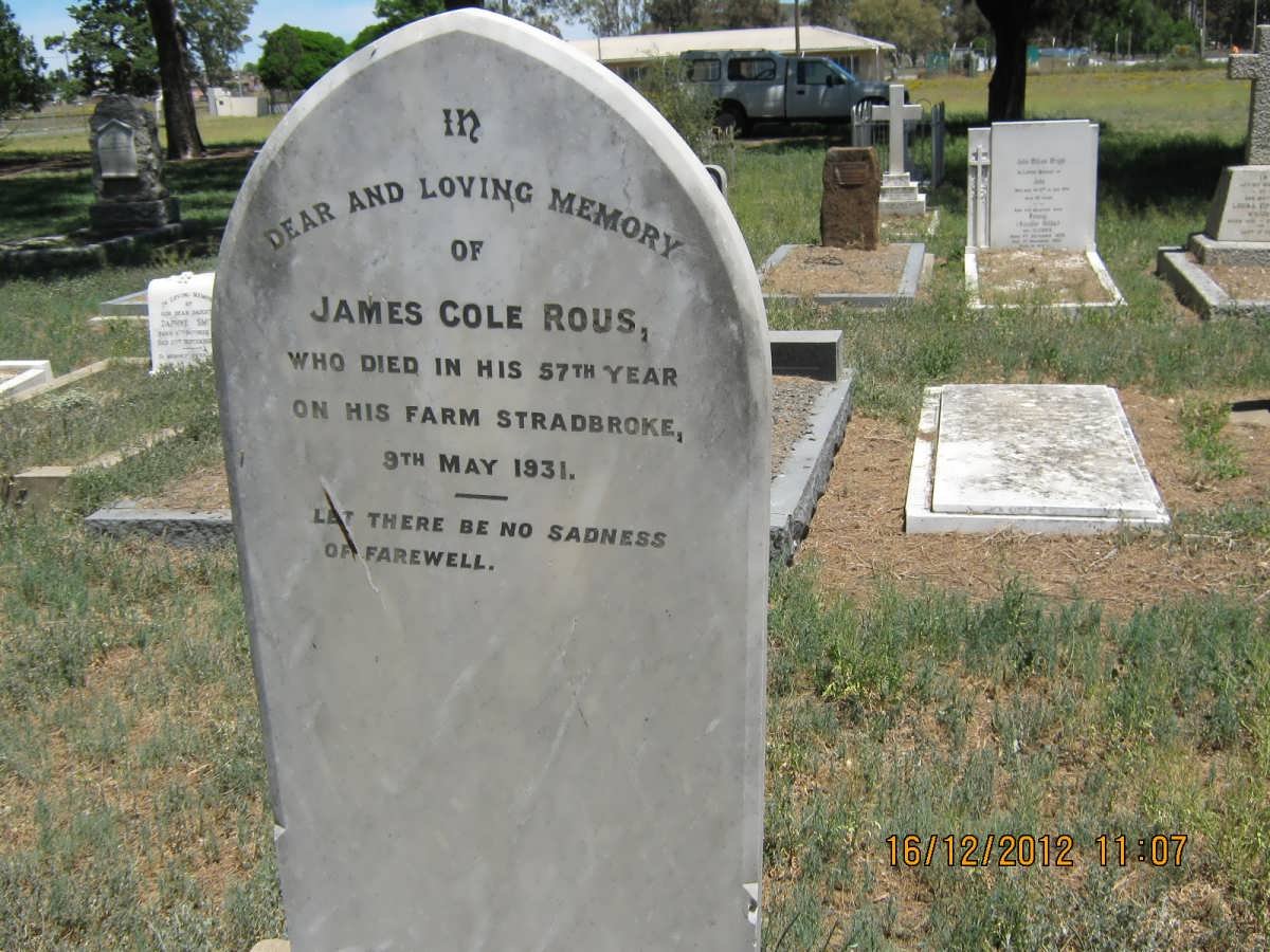 ROUS James Cole -1931
