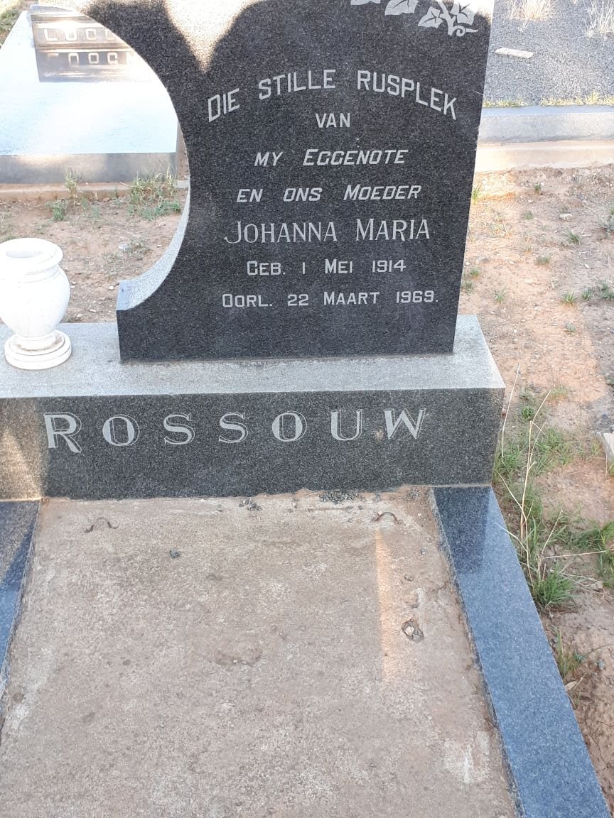 ROSSOUW Johanna Maria 1914-1969