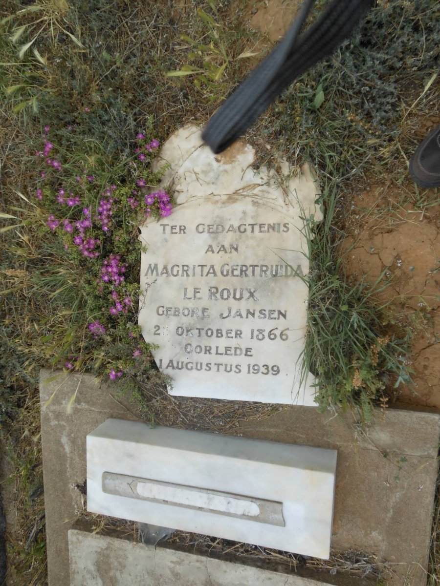 ROUX Magrita Gertruida, le nee JANSEN 1866-1939