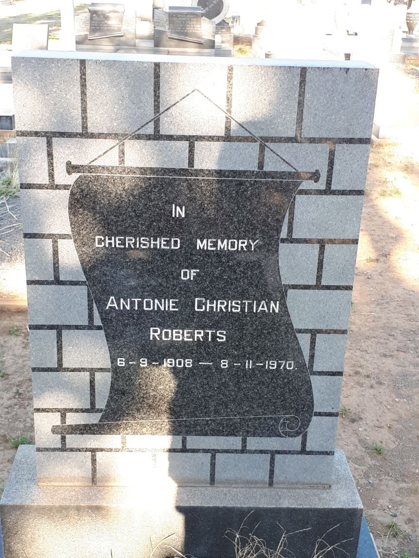 ROBERTS Antonie Christian 1908-1970