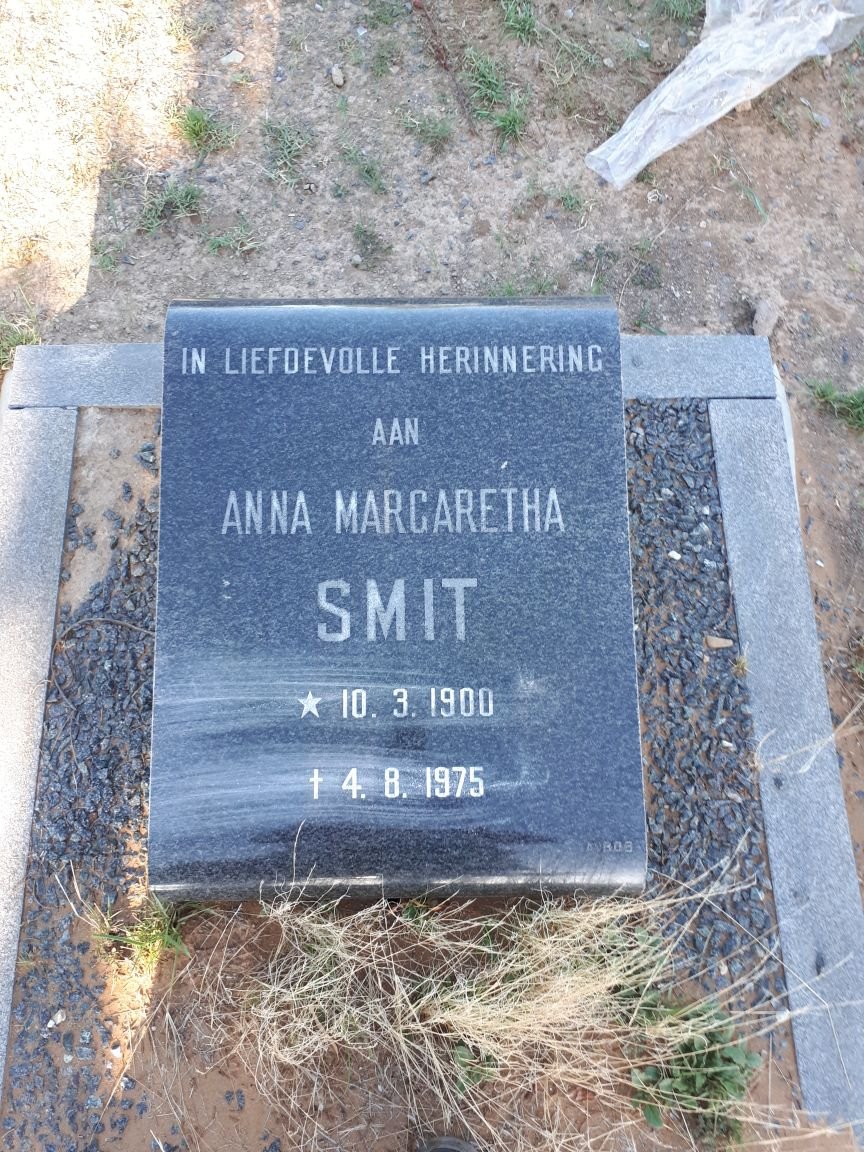 SMIT Anna Margaretha 1900-1975