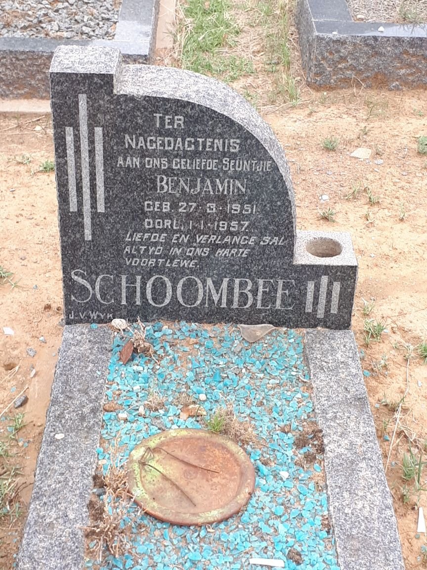 SCHOOMBEE Benjamin 1951-1957