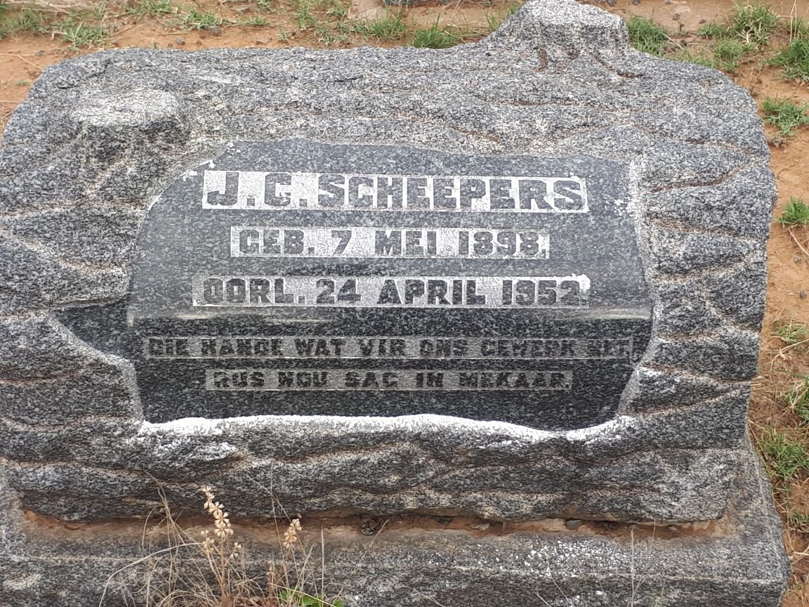 SCHEEPERS J.C. 1898-1952
