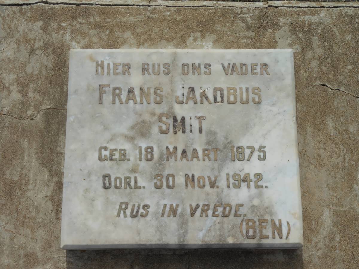 SMIT Frans Jakobus 1875-1942