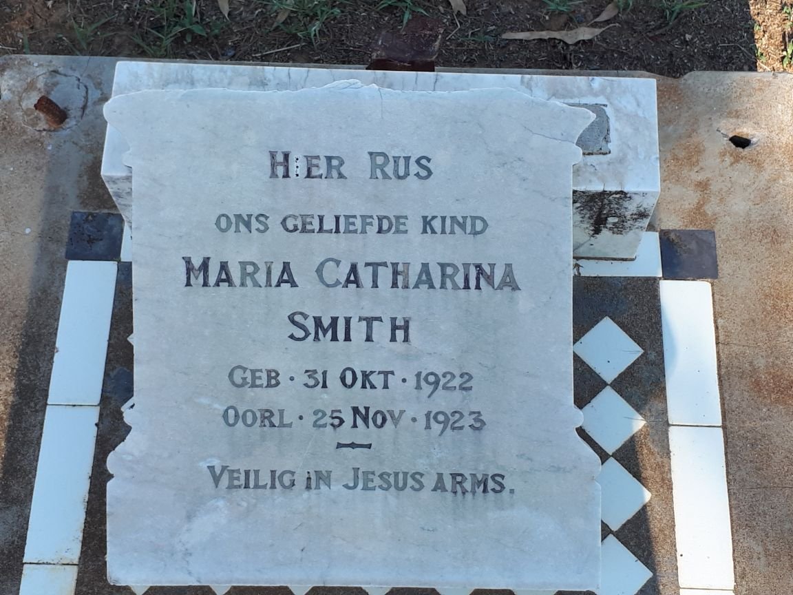 SMITH Maria Catharina 1922-1923