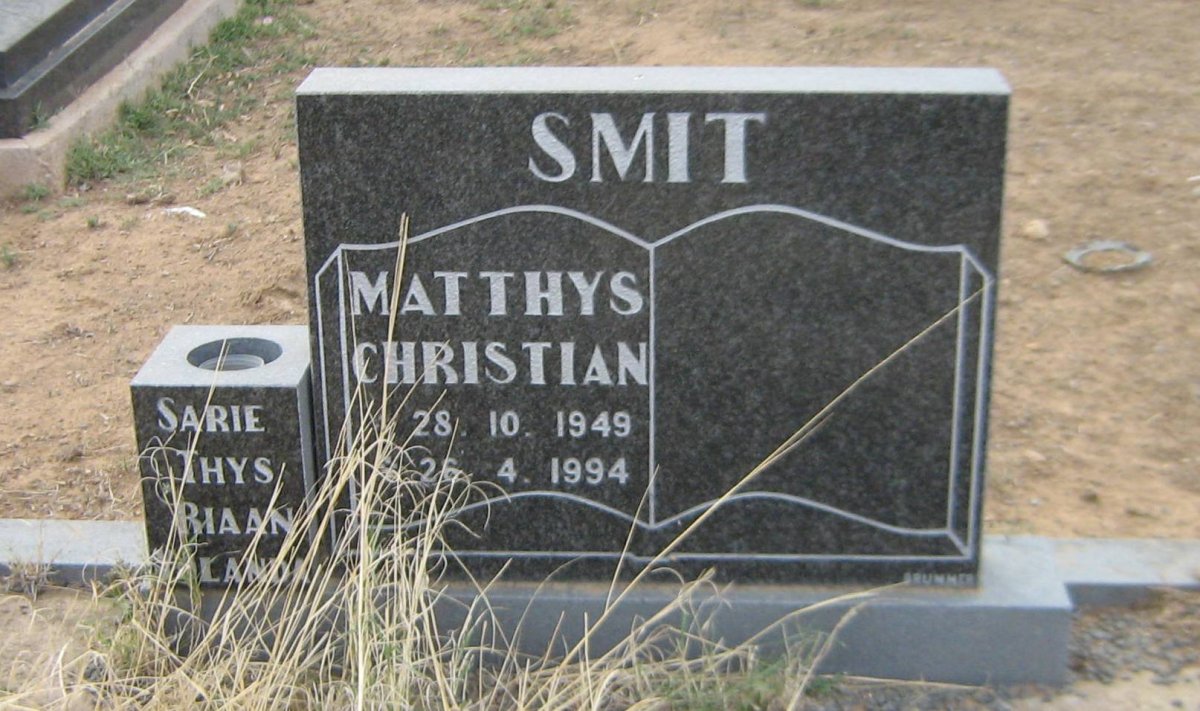 SMIT Matthys Christian 1949-1994