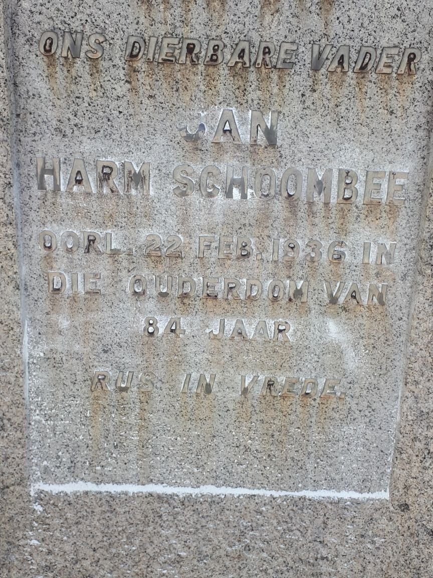 SCHOOMBEE Jan Harm -1936