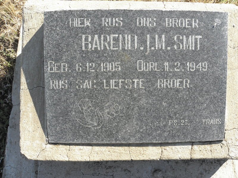 SMIT Barend J.M. 1905-1949