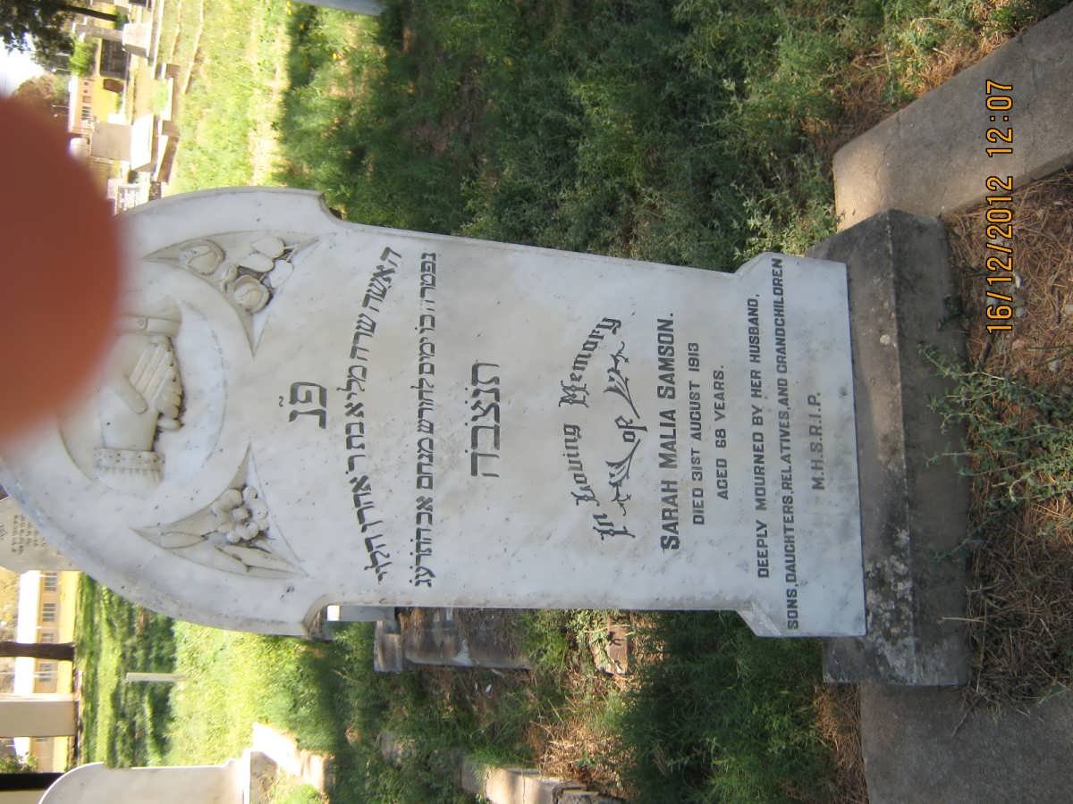 SAMSON Sarah Malia -1913