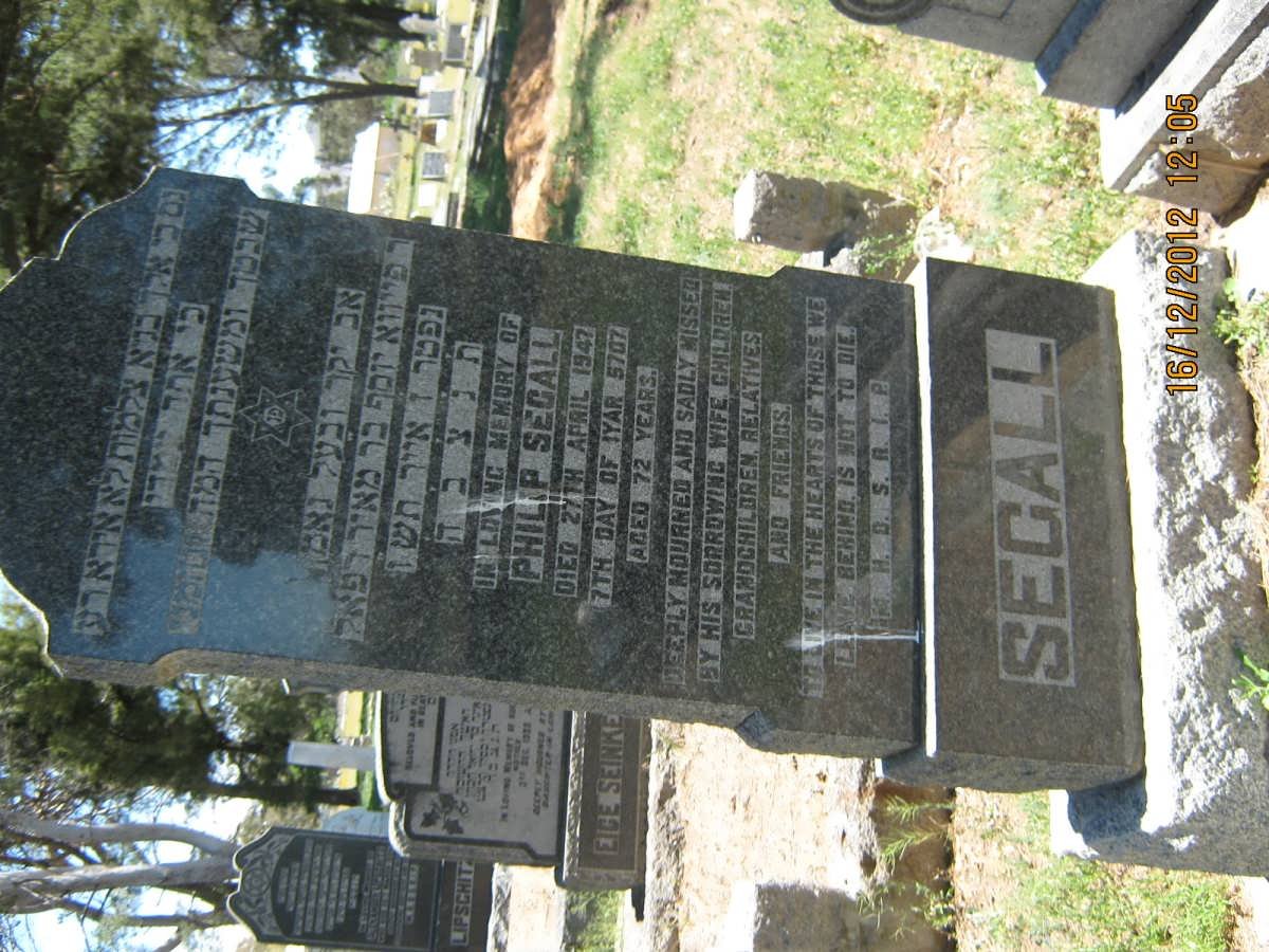 SEGALL Philip -1947