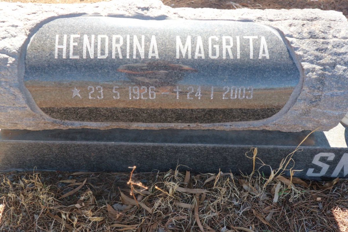 SMIT Matthys Christiaan 1923-1977 &amp; Hendrina Magrita 1926-2003