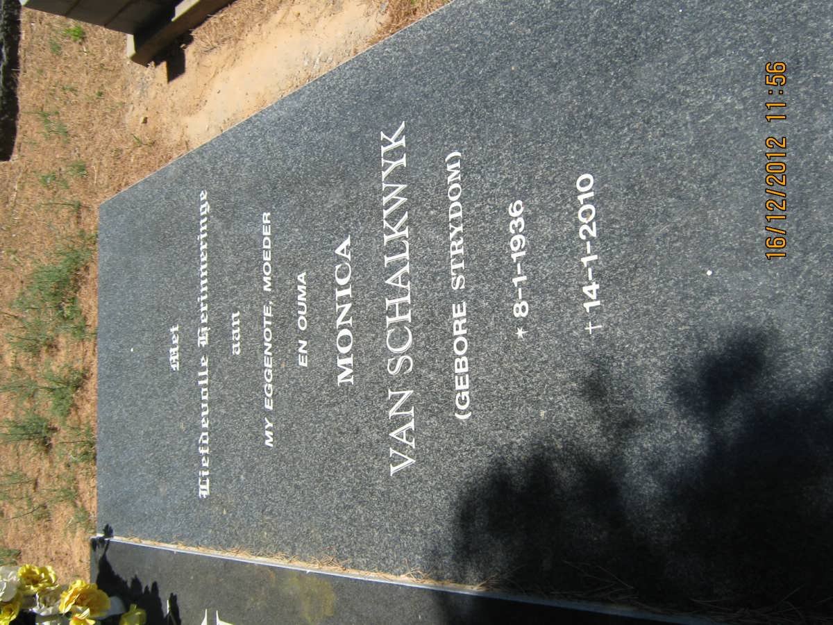 SCHALKWYK Monica, van nee STRYDOM 1936-1010