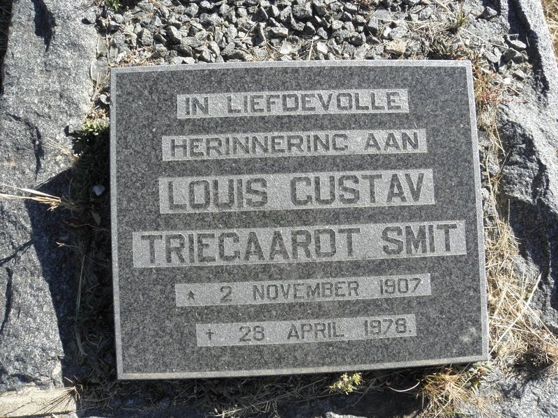 SMIT Louis Gustav Triegaardt 1907-1978