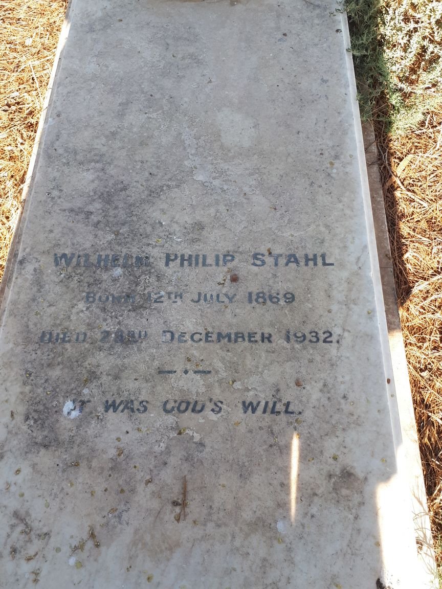 STAHL Wilhelm Philip 1869-1932