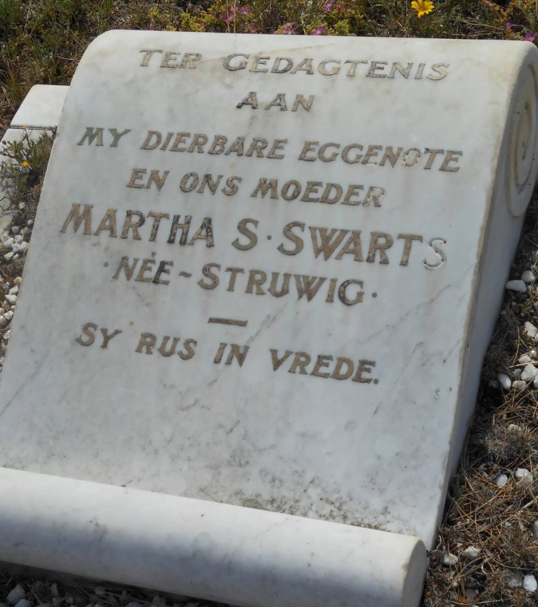 SWARTS Martha S. nee STRUWIG