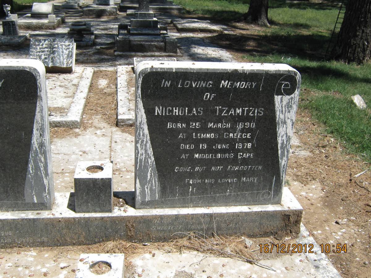 TZAMTZIS Nicholas 1890-1978