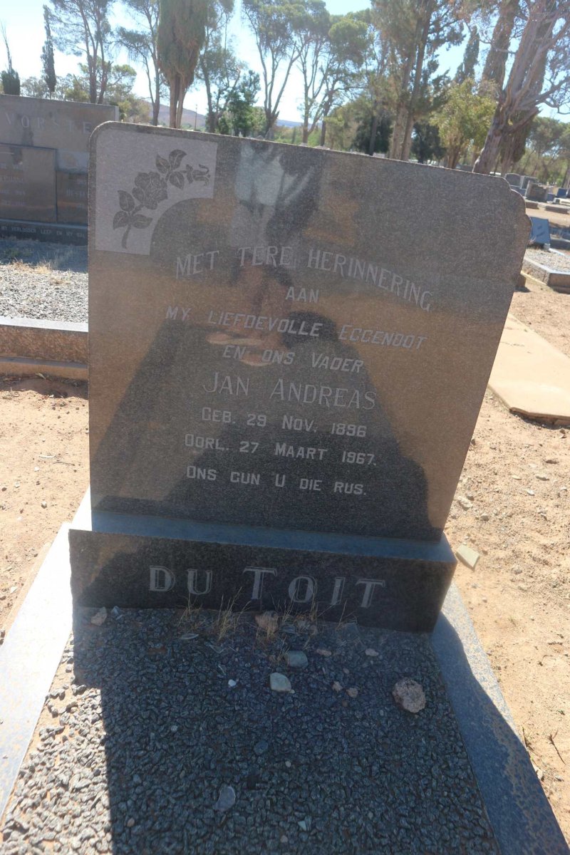 TOIT Jan Andreas, du 1896-1967