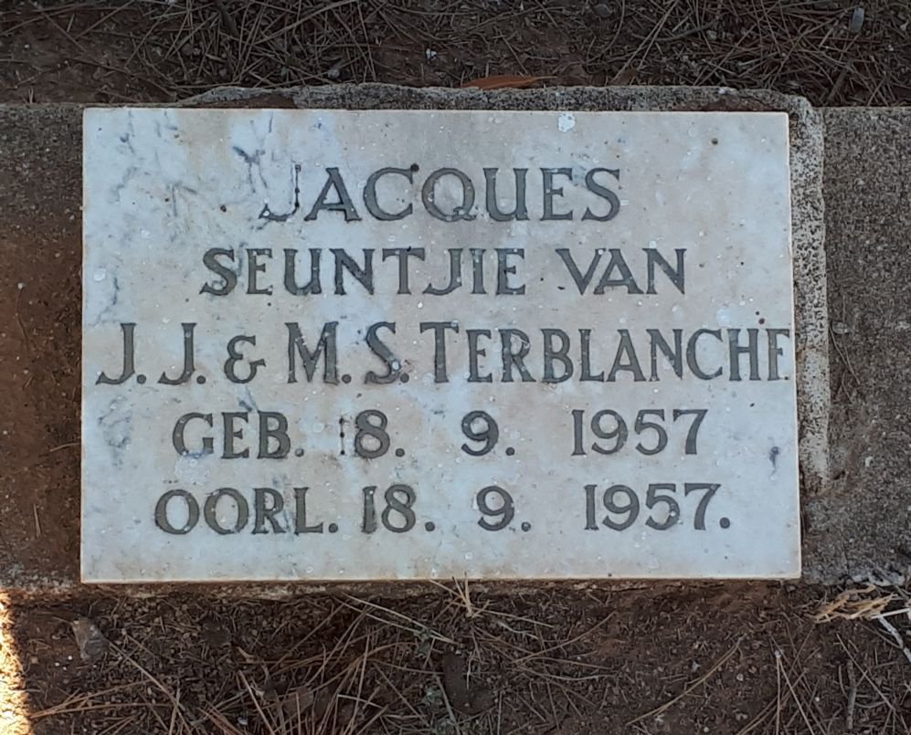TERBLANCHE Jacques 1957-1957