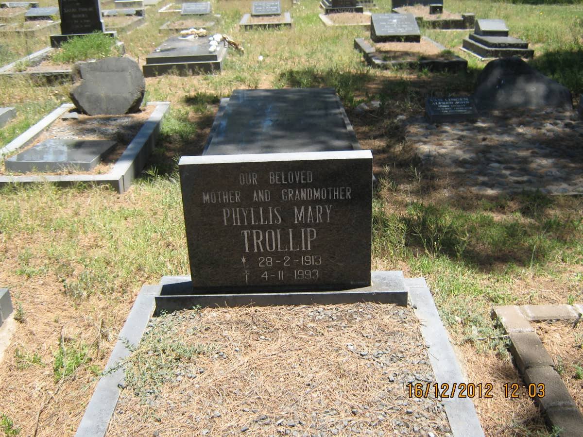 TROLLIP Phyllis Mary 1913-1993