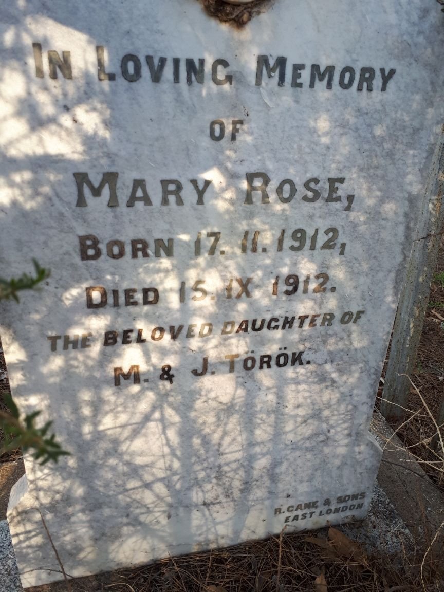 TÖRÖK Mary Rose 1912-1912