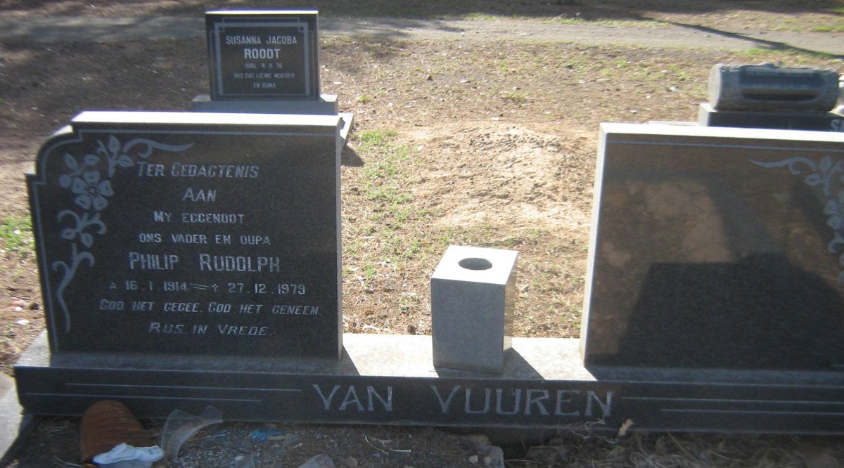 VUUREN Philip Rudolph, van 1914-1979