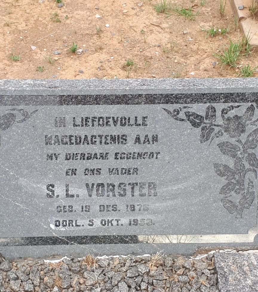 VORSTER S.L. 1876-1953