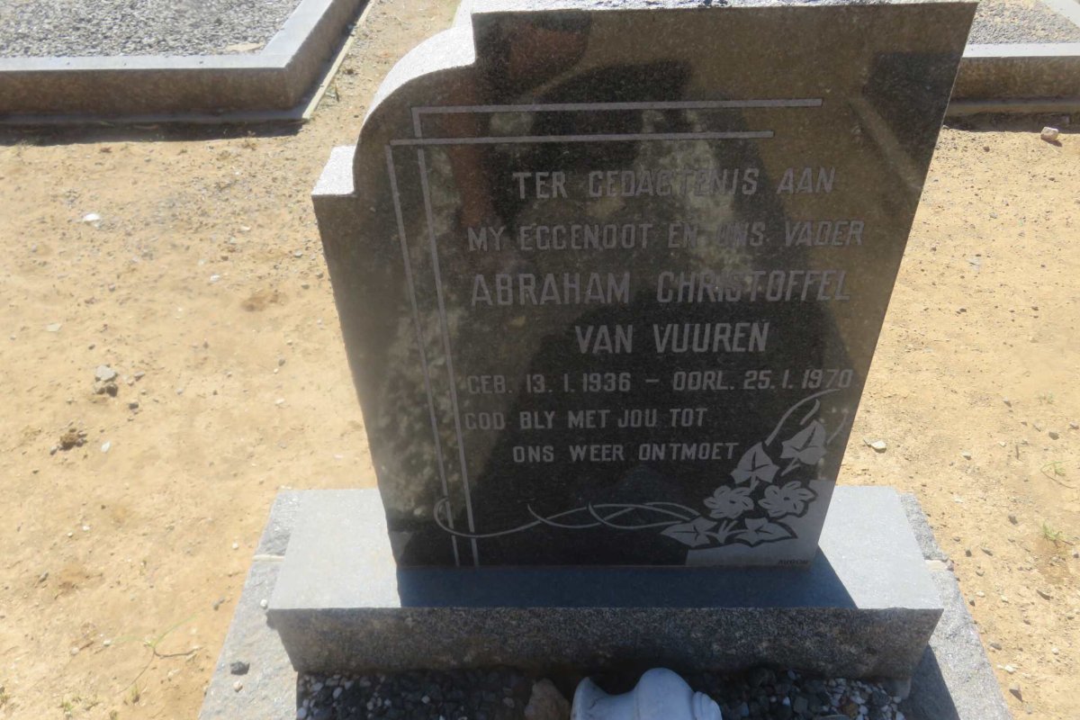 VUUREN Abraham Christoffel, van 1936-1970