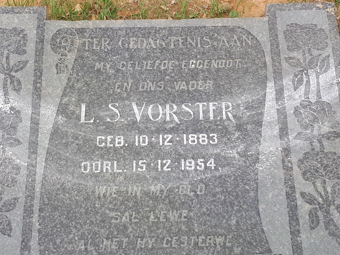 VORSTER L.S. 1883-1954