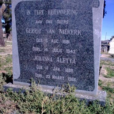 VILJOEN Gerrit van Niekerk 1881-1943 &amp; Johanna Aletta 1889-1966
