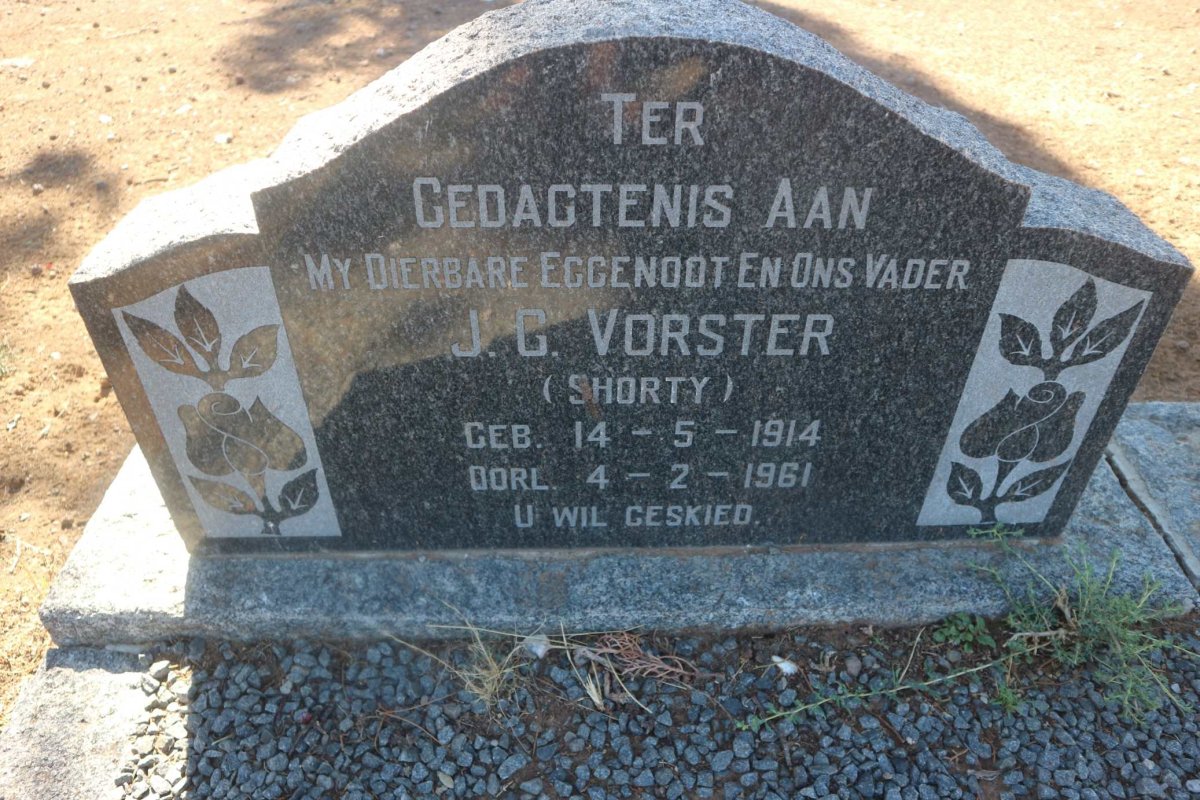 VORSTER J.C. 1914-1961