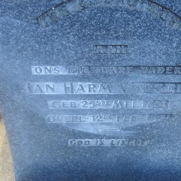 VORSTER Jan Harm 1861-1931