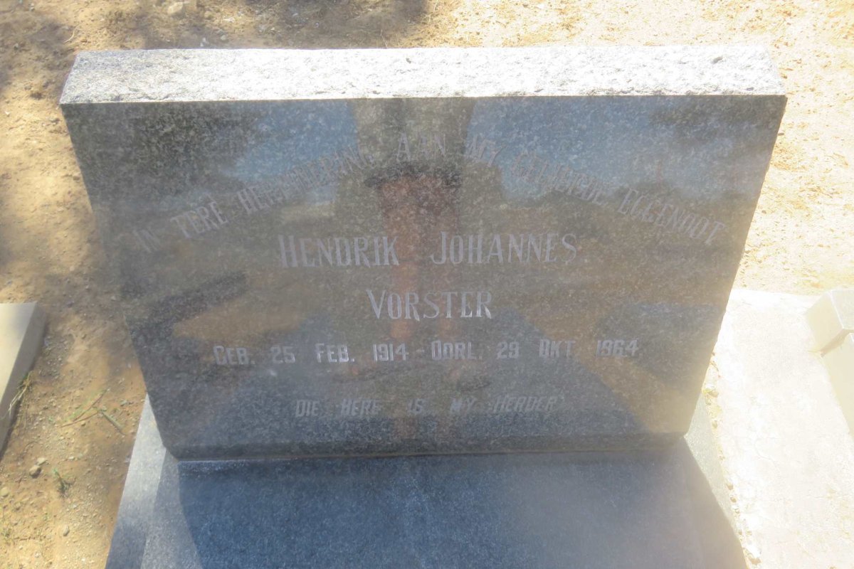 VORSTER Hendrik Johannes 1914-1964
