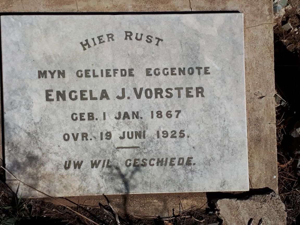 VORSTER Engela J. 1867-1925