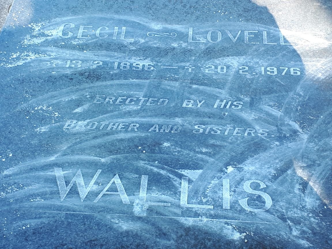 WALLIS Cecil Lovell 1896-1976