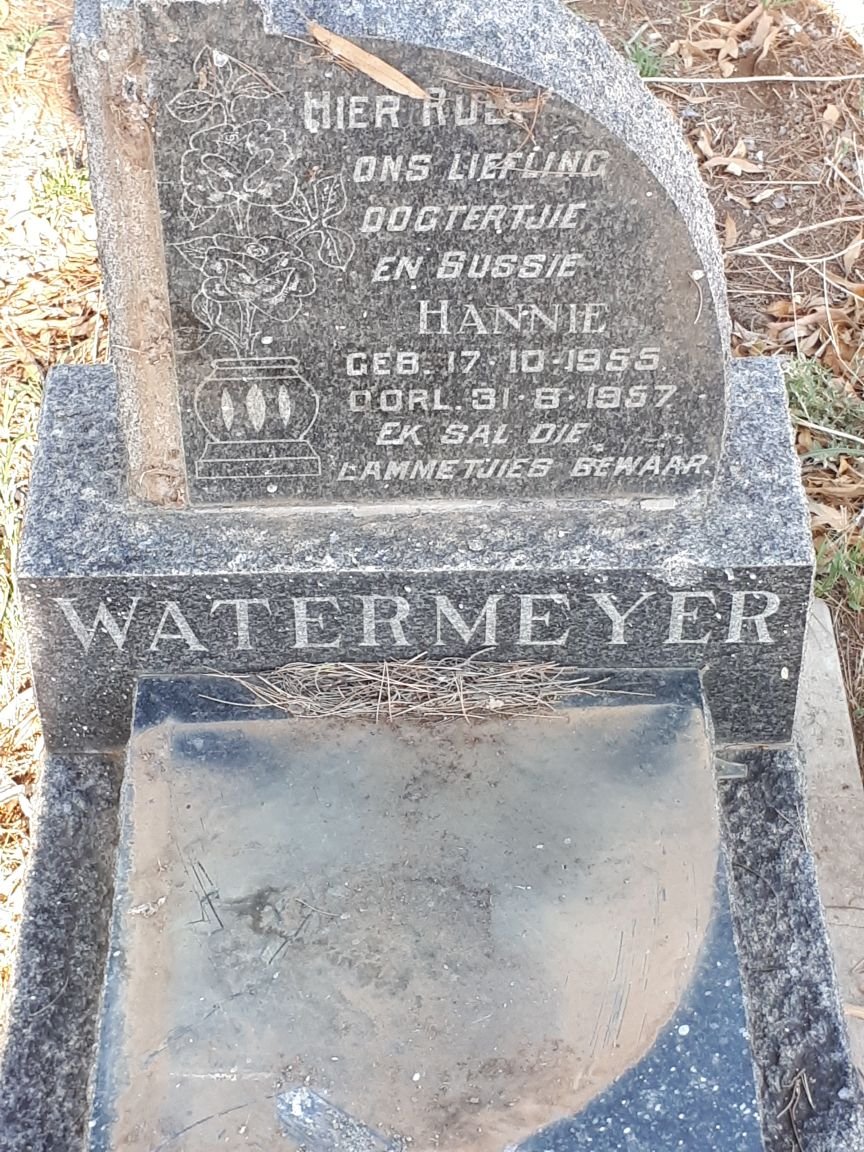 WATERMEYER Hannie 1955-1957