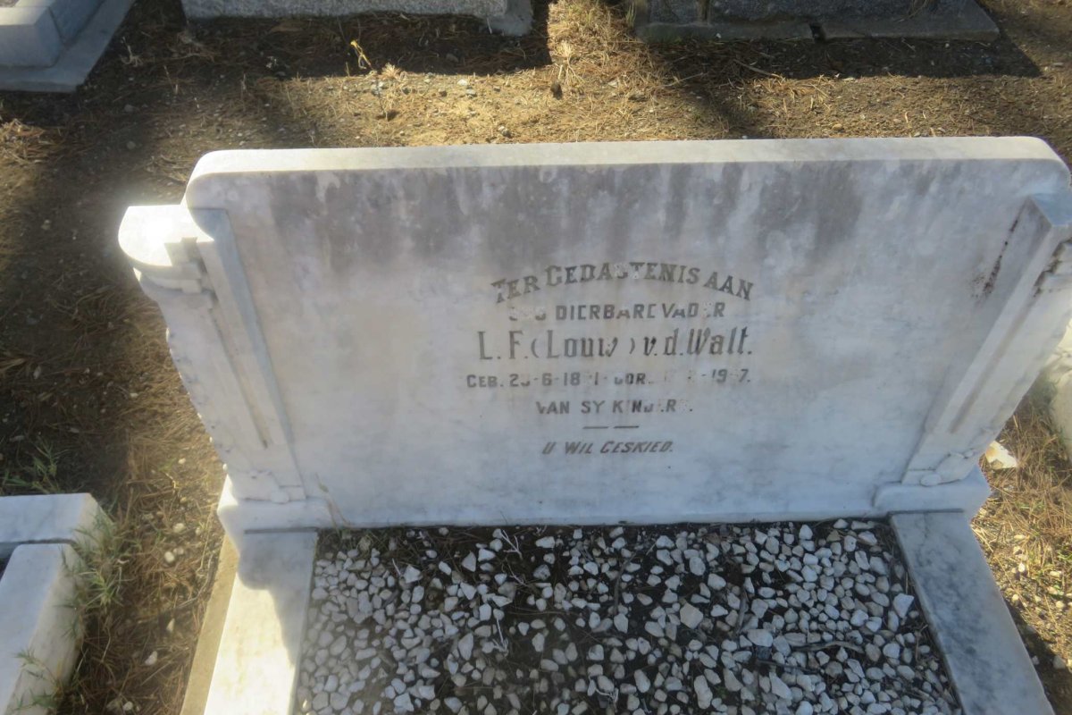 WALT L.F., v.d. 18?1-1957