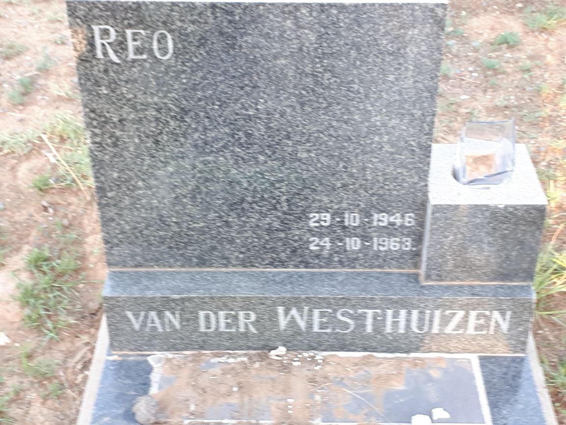WESTHUIZEN Reo, van der 1946-1963