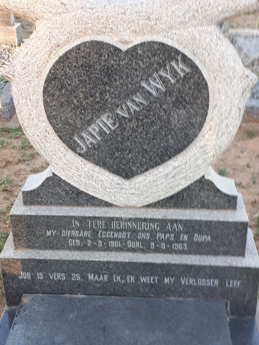 WYK Japie, van 1901-1963