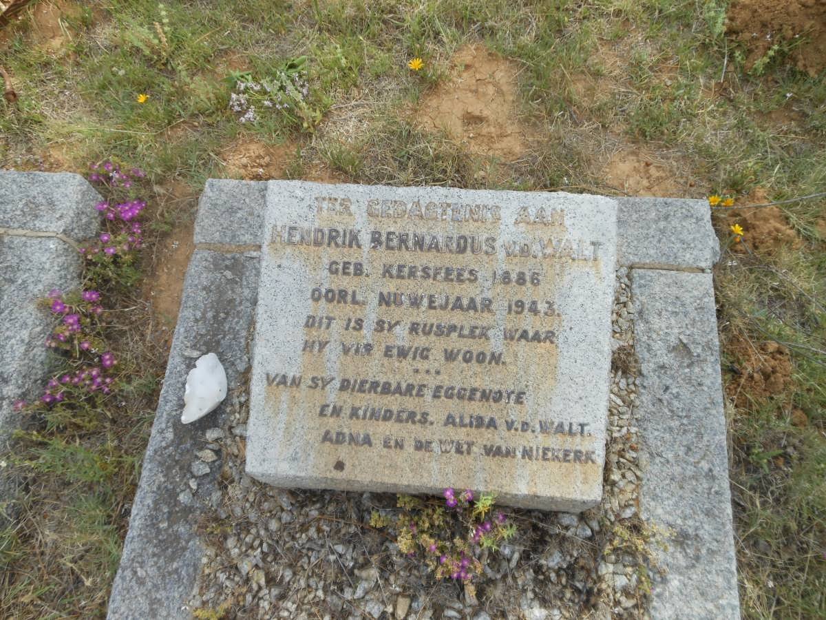 WALT Hendrik Bernardus, v.d. 1886-1943